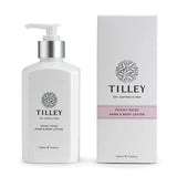 Tilley Peony Rose Hand & Body Lotion 400ml - Pure Apotheca