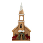 TIMBER CHURCH WITH RED DEER - Pure Apotheca