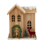 TIMBER HOUSE WITH RED DEER SML - Pure Apotheca