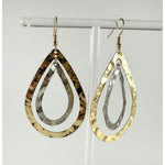 Tina Gold Silver Teardrop Earring - Pure Apotheca