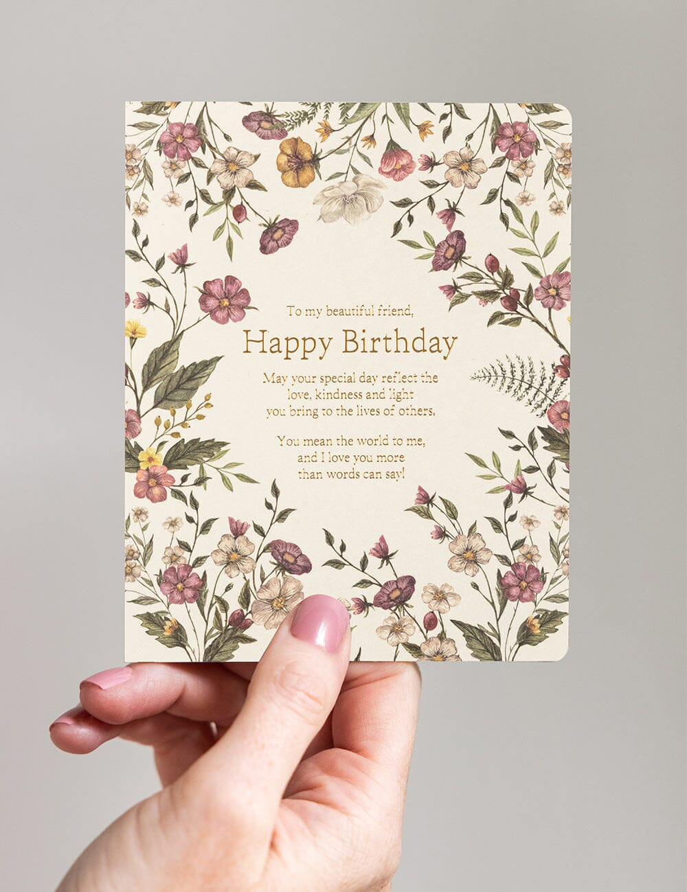 To my Beautiful Friend Happy Birthday Card - Pure Apotheca