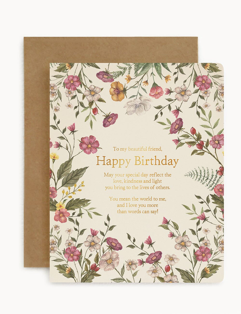 To my Beautiful Friend Happy Birthday Card - Pure Apotheca