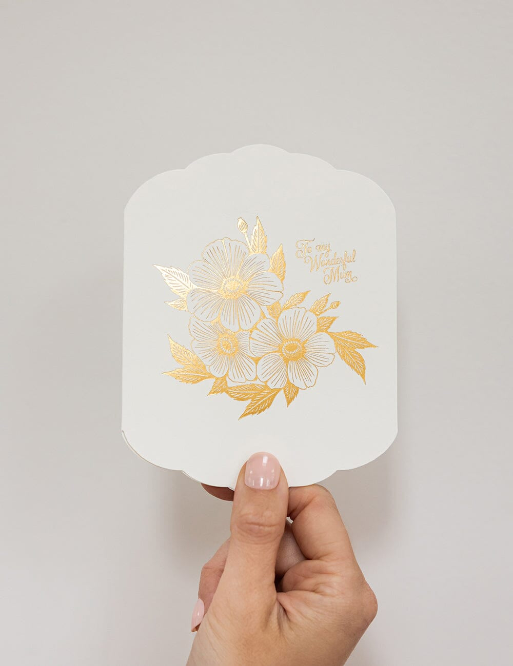 To my Wonderful Mum Scallop Card - Pure Apotheca