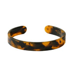 Tortoise Shell Brown Cuff Bangle - Pure Apotheca