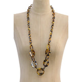 Tortoise Shell Chain Link Necklace - Pure Apotheca