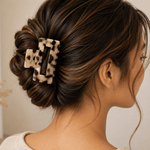 Tortoise Shell Hair Clip Beige - Pure Apotheca
