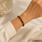 Tortoise Shell Thin Bangle - Pure Apotheca
