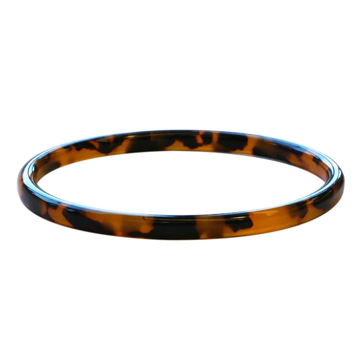 Tortoise Shell Thin Bangle - Pure Apotheca
