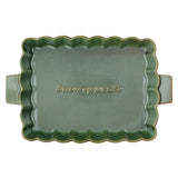 Toscana Ceramic Baking Dish Olive 42x27x6.5cm - Pure Apotheca