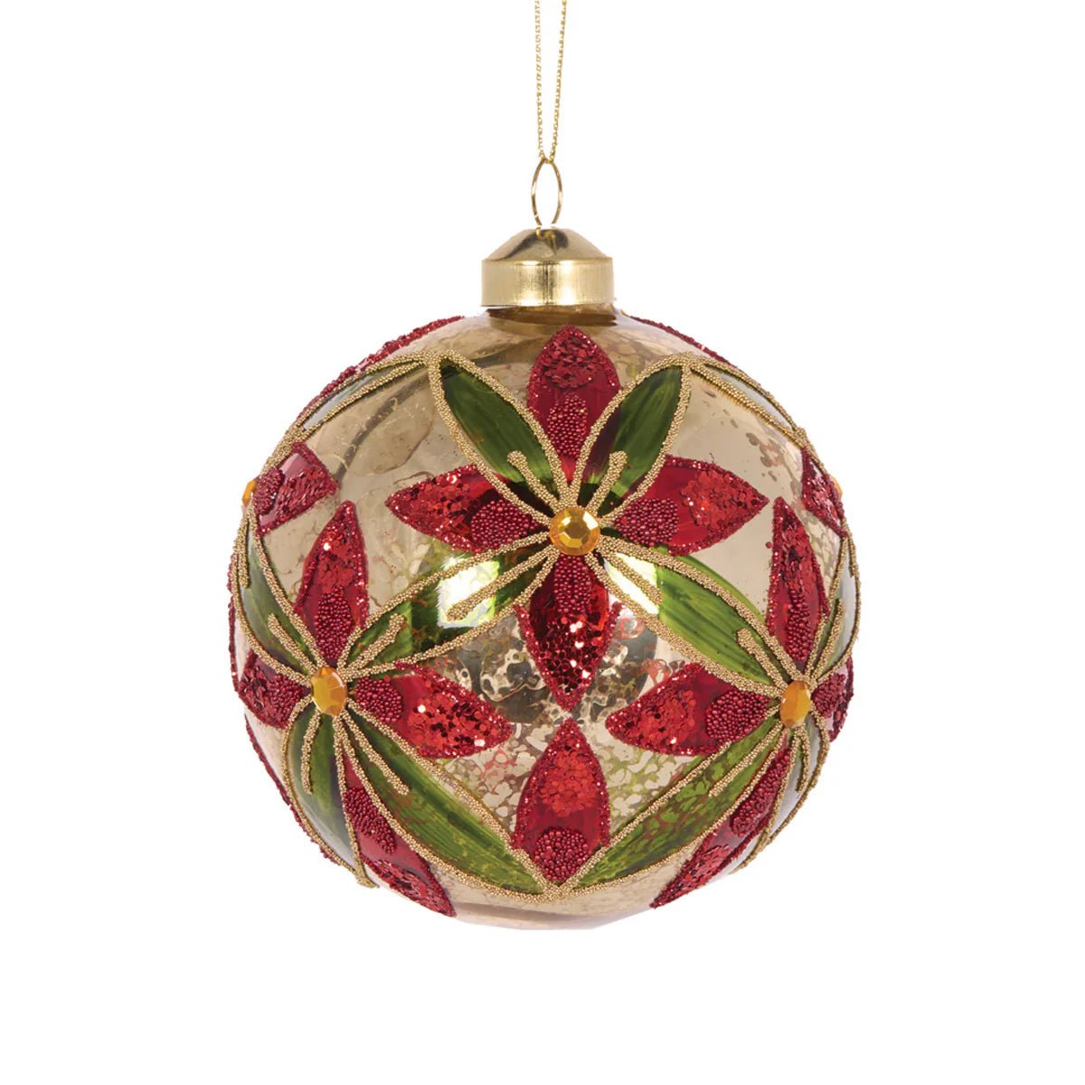 TRADITIONAL BEADED FLORAL BAUBLE - Pure Apotheca