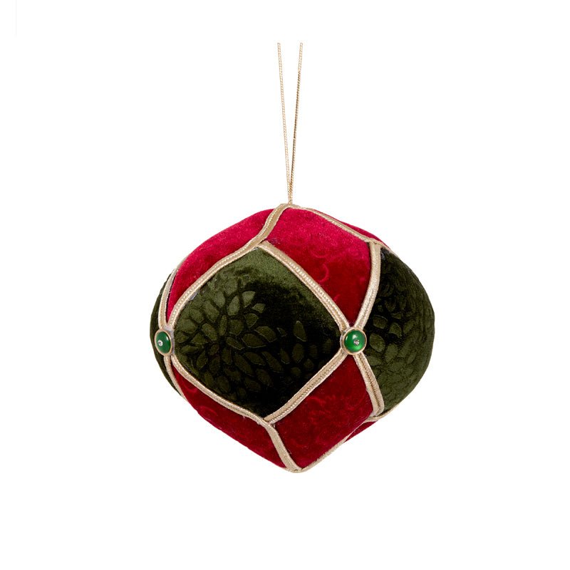 TRADITIONAL RED VELVET ONION BAUBLE - Pure Apotheca