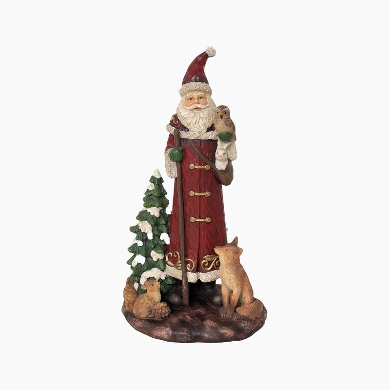 Traditional Santa with Forest Animals - Pure Apotheca