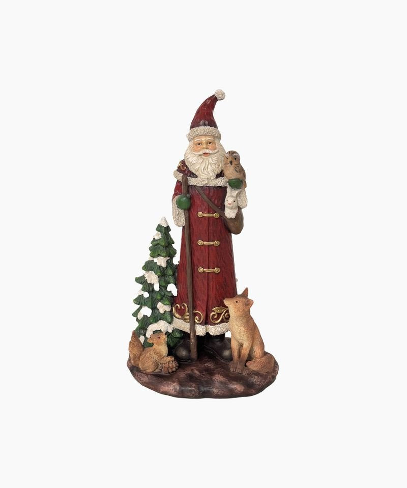 Traditional Santa with Forest Animals - Pure Apotheca