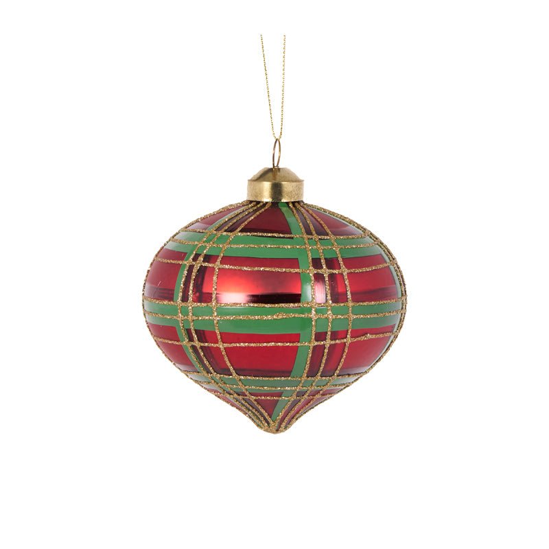TRADITIONAL TARTAN ONION BAUBLE - Pure Apotheca