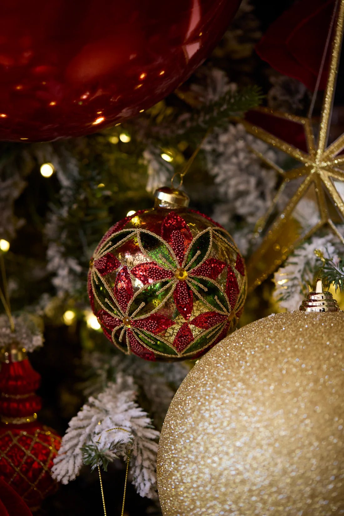 TRADITONAL BEADED FLORAL BAUBLE - Pure Apotheca