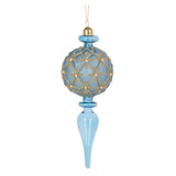 TRANSLUCENT BLUE FLORET FINIAL - Pure Apotheca