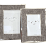 Tweed Silver Photoframe 4x6” - Pure Apotheca