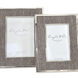 Tweed Silver Photoframe 4x6” - Pure Apotheca