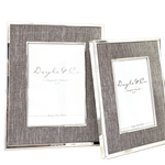 Tweed Silver Photoframe 4x6” - Pure Apotheca