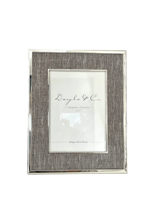 Tweed Silver Photoframe 5x7” - Pure Apotheca