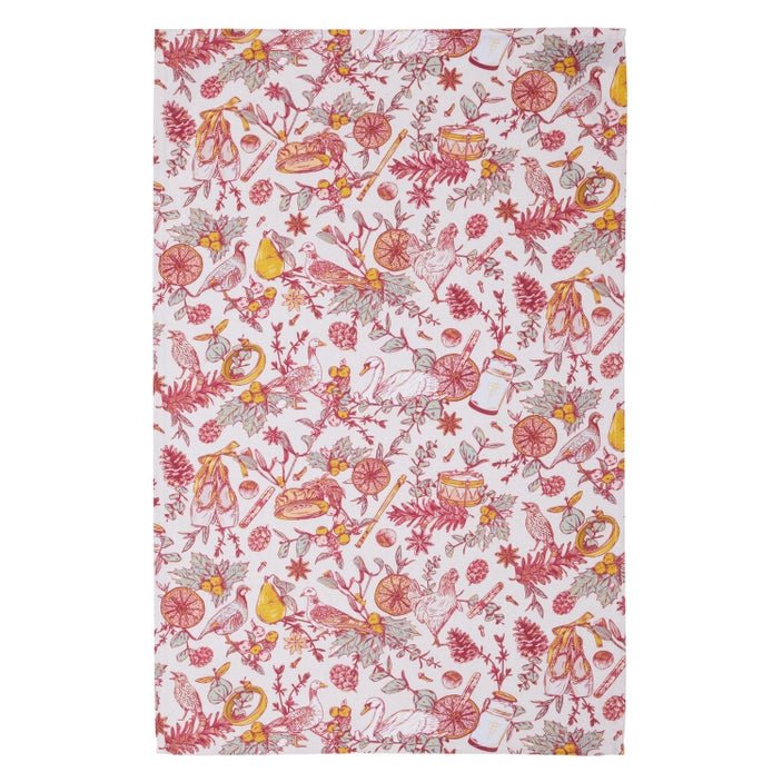 Twelve Days of Christmas Tea Towel - Pure Apotheca