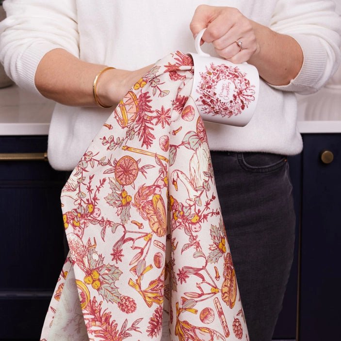 Twelve Days of Christmas Tea Towel - Pure Apotheca