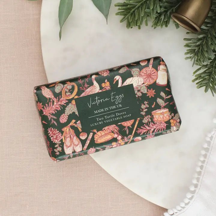 Two Turtle Doves Soap Bar - Winter Flowers - Pure Apotheca