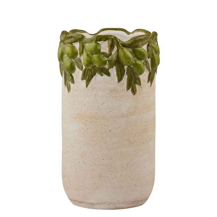 Uliveto Ceramic Vase 17x28cm - Pure Apotheca
