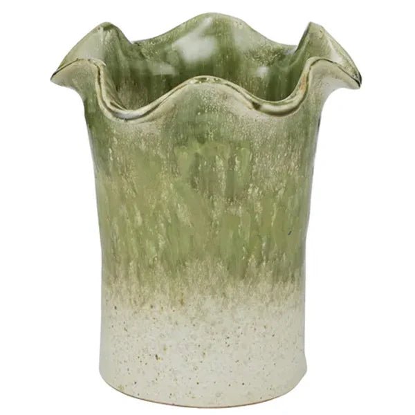 Urna Ceramic Utensil Holder Olive - Pure Apotheca