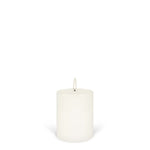 Uyuni Ivory Smooth Flat Top Pillar 7.8x10.1cm - Pure Apotheca