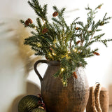 Pinecone Light Up Branch 40cm