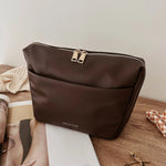 Vanessa Cosmetic Bag Chocolate - Pure Apotheca