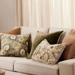 VELVET OLIVE CUSHION 55CM - Pure Apotheca