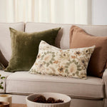 VELVET OLIVE CUSHION 55CM - Pure Apotheca