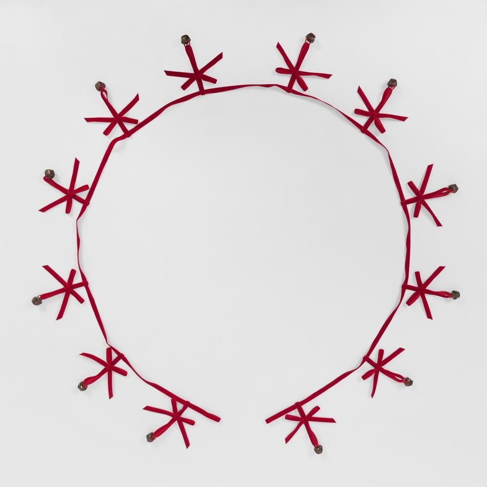 Velvet Ribbon and Bell Garland - Pure Apotheca