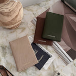 Venice Passport Holder Olive - Pure Apotheca