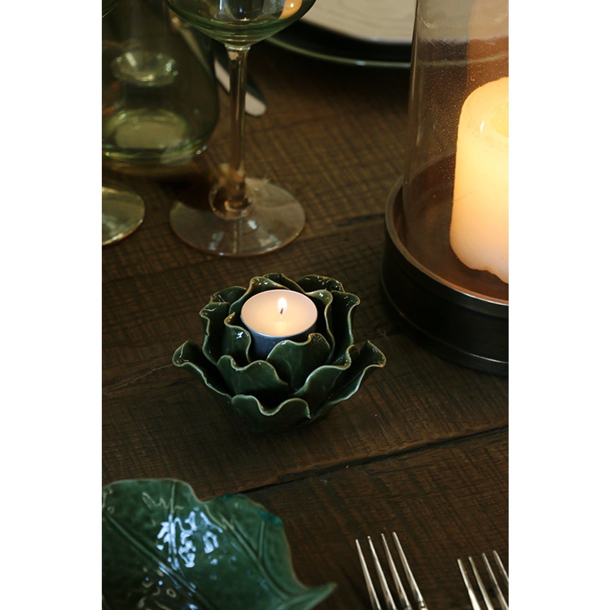 Verde Leaf Candle Holder - Pure Apotheca
