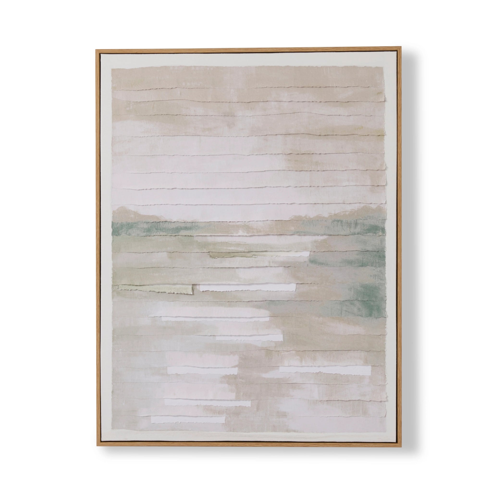 VERITY GREEN OMBRE WALL ART 65X85X3.8CM - Pure Apotheca