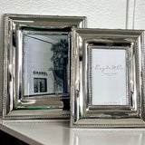 Victoria Double Beaded Nickel Photoframe 4x6” - Pure Apotheca