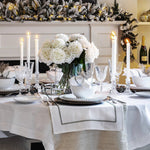 Vine Leaf Embroidered Table Runner 150x40cm - Pure Apotheca