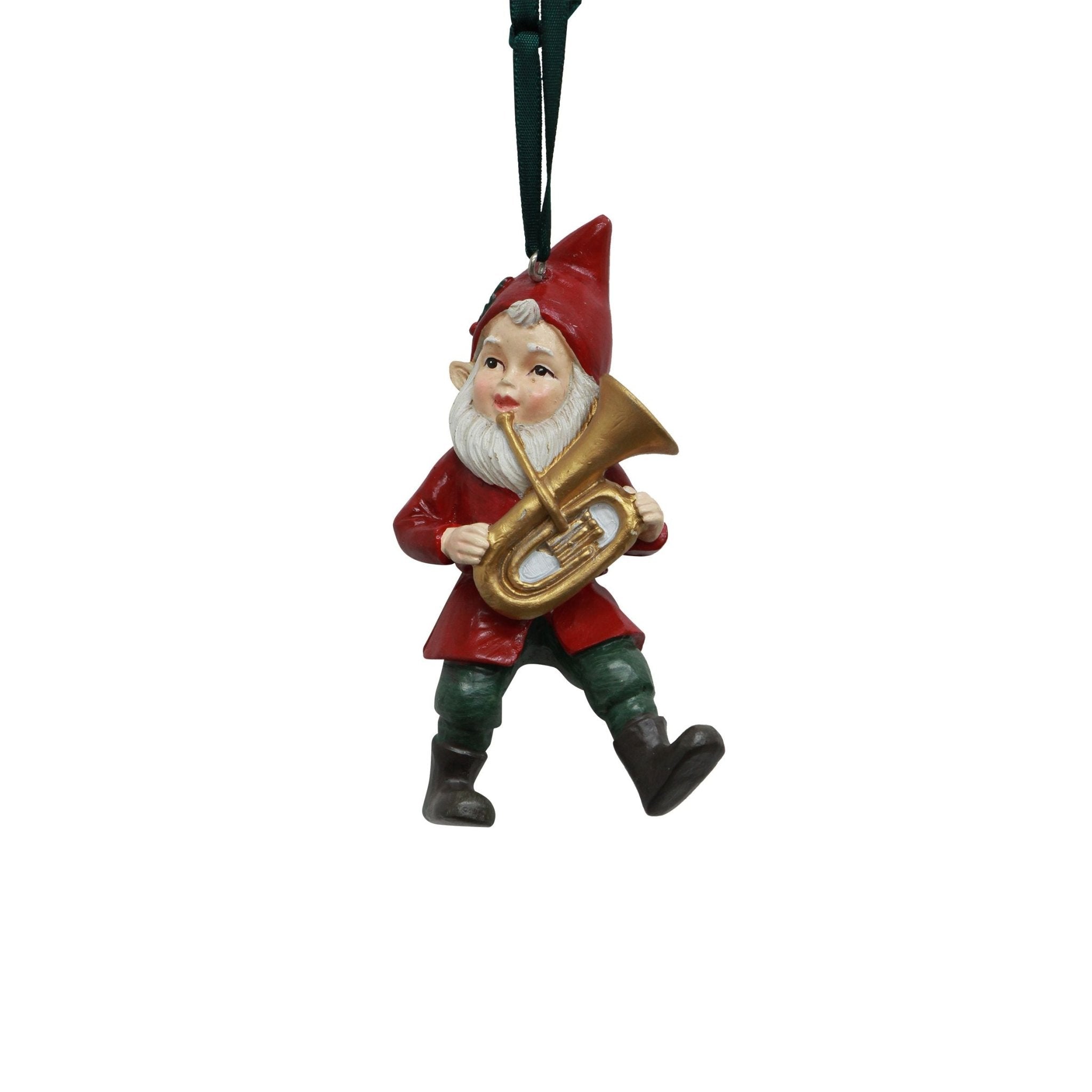 Vintage Elf Playing Tuba Horn - Pure Apotheca