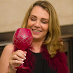 Vintage Red Goblet Wine Glass - Pure Apotheca