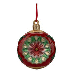 Vintage Red Round Bauble XL Hanging 47cm - Pure Apotheca
