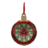 Vintage Red Round Bauble XL Hanging 47cm - Pure Apotheca
