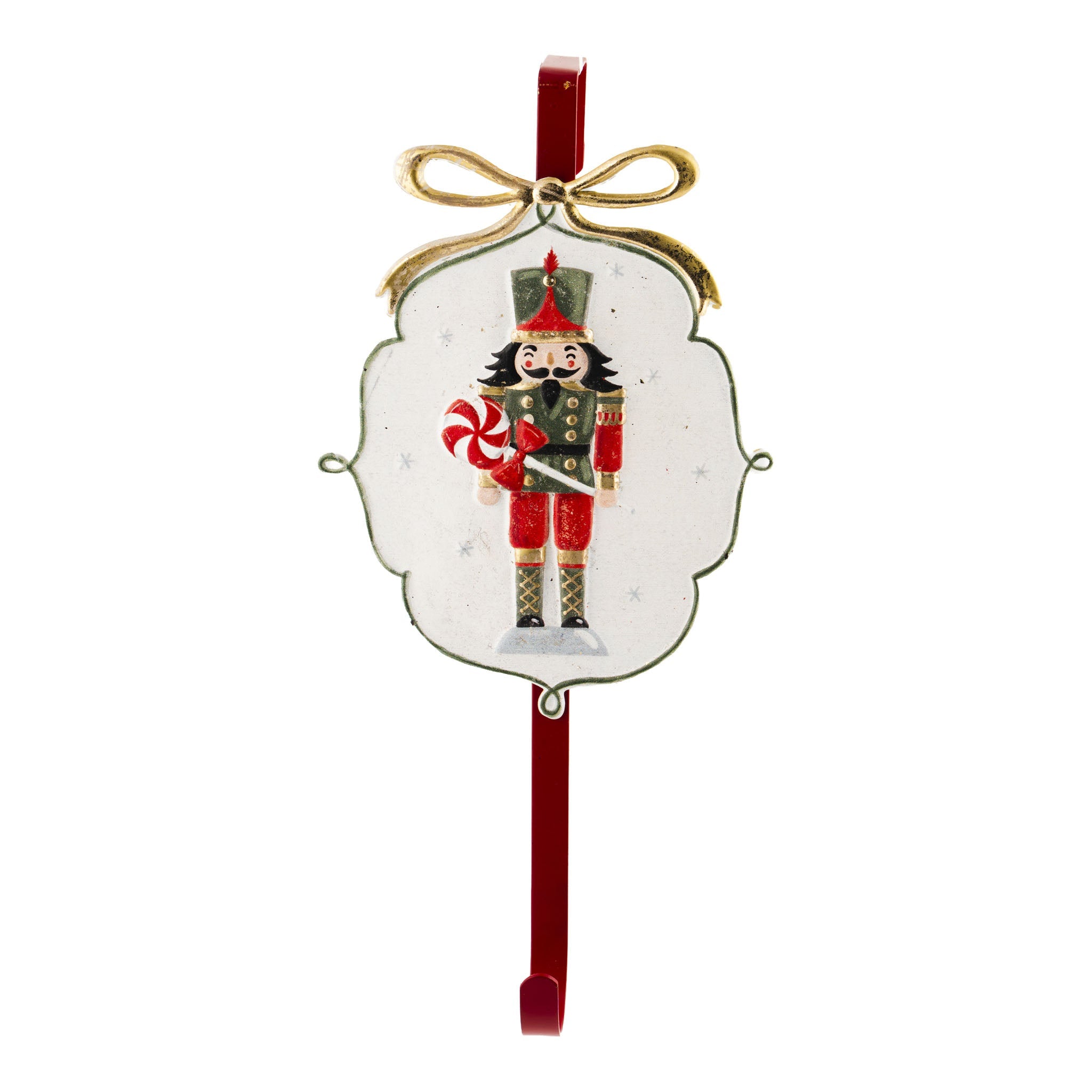 Vintage Red Toy Soldier Wreath Hanger 23cm - Pure Apotheca