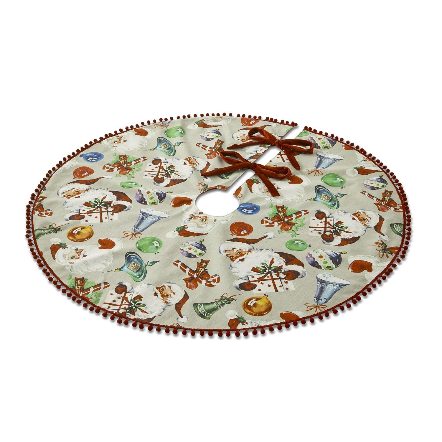 Vintage Santa Tree Skirt 154cm/54” - Pure Apotheca