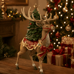 Vintage Traditional Christmas Tree on Deer 44cm - Pure Apotheca