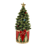 Vintage Traditional LED Christmas Tree in Drum SML 37cm. - Pure Apotheca