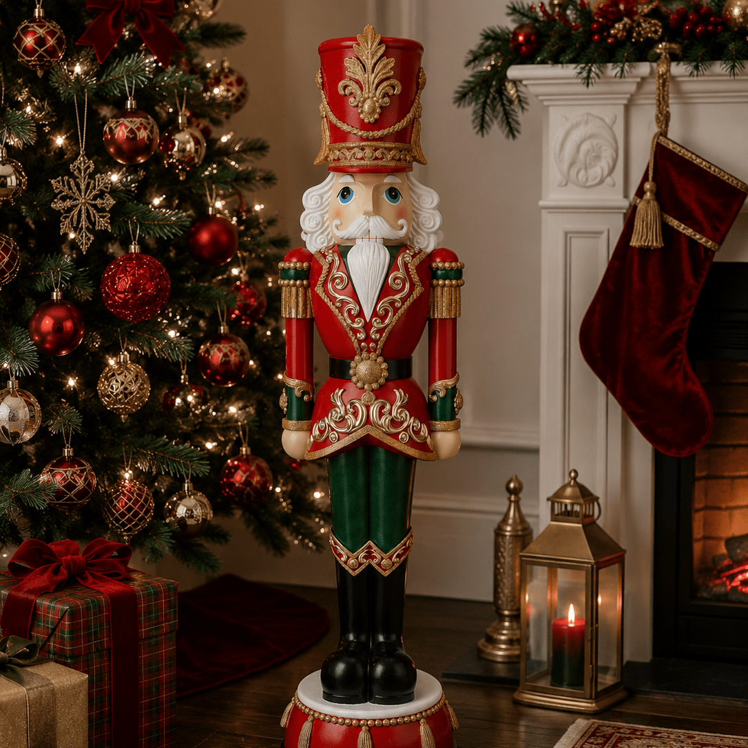 Vintage Traditional Nutcracker 92cm - Pure Apotheca