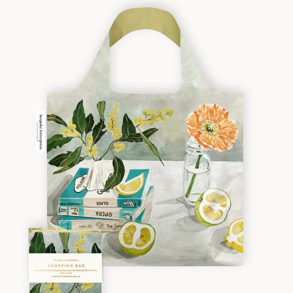 Wattle & Citrus Reusable Large Shopping Bag - Pure Apotheca
